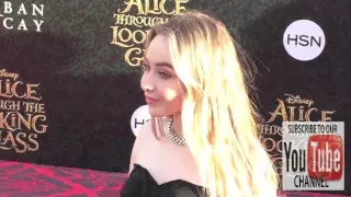 Sabrina Carpenter at the Premiere Of Disney's Alice Through The Looking Glass at El Capitan Theatre