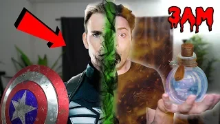 (TURNED INTO THE AVENGERS) ORDERING MARVEL POTION FROM THE DARK WEB AT 3AM!! (IT WORKED)