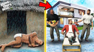 GTA 5 : Franklin's Jobless Life Change Into Richest Life Ever in GTA 5 ! (GTA 5 mods)