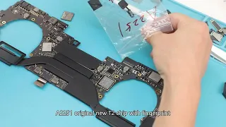 Replace MacBook Pro T2 Chip with Touch ID（Same as removing iCloud activation lock）