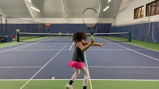 7 year old girl tennis prodigy