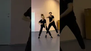 #Maxim and Vasilisa in a new dance choreography practice. pt.5⛸️💃🕺 #snowboarding #maxim #vasilisa