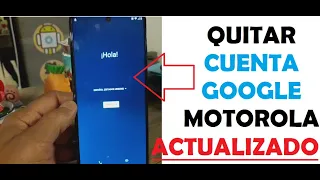 Quitar cuenta Google Moto g22, g23, g32, g41, g51, G60, G82, G13, G52, G Stylus 5G (omitir correo)