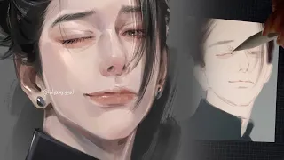 (Full ver.) Speed painting Geto