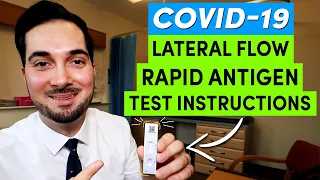 Rapid Lateral Flow COVID Test | How To Use A Rapid Lateral Flow COVID Test Kit