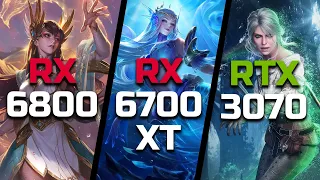 RX 6800 vs RX 6700 XT vs RTX 3070 - Test in 8 Games