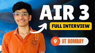 IIT JEE Tips from the AIR 3 🔥