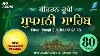 Kirtan Sukhmani Sahib (80 min) | Shabad Gurbani Kirtan Bhai Sarabjit Singh Ji (Canada Wale) Nitnem