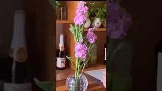 Flower Arrangement With Stock Flowers