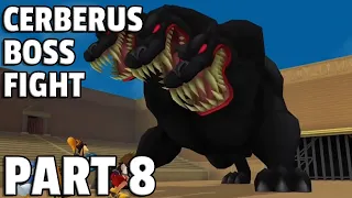 CERBERUS BOSS FIGHT - OLYMPUS COLISEUM - KINGDOM HEARTS 1 HD (KH) Walkthrough Gameplay - Part 8