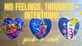 THEIR FEELINGS, INTENTIONS & THOUGHTS ABOUT YOU TODAY! Pick a Card Tarot Love reading