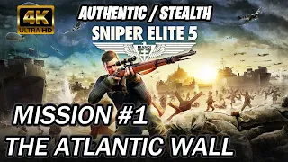 Sniper Elite 5 | Walkthrough [Authentic] Mission 1 The Atlantic Wall