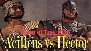 Achilles vs Hector in Helen of Troy 1956