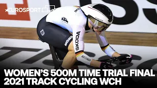 Women's 500m Time Trial Final | Day 4 - Track Cycling WCH Roubaix | Eurosport