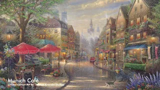 Munich Café - Thomas Kinkade Studios Art