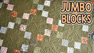 Jumbo Irish Chain | Charm Pack or Layer Cake Pattern | Earthly Traditions Quilt Series