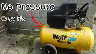 How To Fix Air Compressor Not Building Pressure.