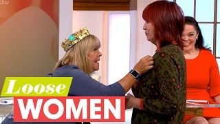 Janet Reenacts Her CBE Medal Ceremony | Loose Women