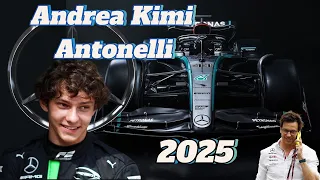 KIMI ANTONELLI ||  MERCEDES en 2025