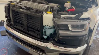 How to remove the front grille of a 2019-2022 Dodge Ram truck