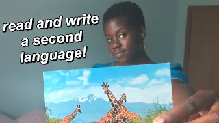 how i practice reading and writing foreign language! | second language literacy tips