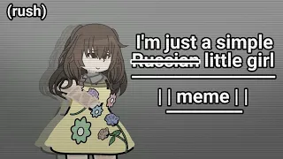 [TW] I'm just a simple R̶u̶s̶s̶i̶a̶n̶s̶ little girl meme | | Gacha SCP Foundation | | ft. SCP 053