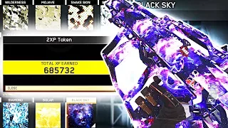 BLACK SKY UNLOCKED.. OVER 685,000 XP EARNED! (Infinite Warfare Black Sky Camo)