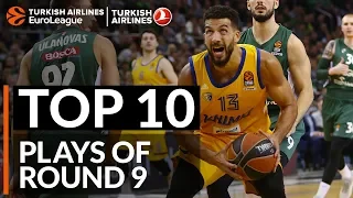 Top 10 Plays  - Turkish Airlines EuroLeague Regular Season Round 9