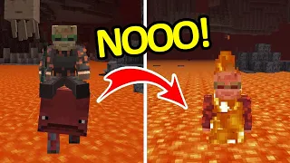 500 WORST Minecraft FAILS & WINS OF ALL TIME - Dismounted off a Strider and FELL INTO LAVA