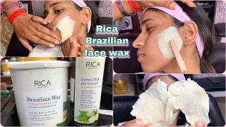 Face wax karne ka sahi tarika jo aaj tak aapko kise na nahi bataya hoga | Rica Brazilian wax