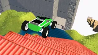 RC Toy Car Death Falls Crashes - BeamNG.drive