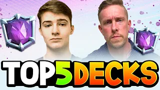 PRO BREAKS DOWN TOP 5 DECKS in CLASH ROYALE