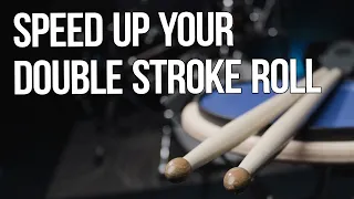 TRY THIS DOUBLE STROKE ROLL EXERCISE FOR MORE SPEED! | Free Drum Lesson
