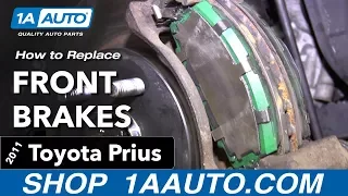 How to Replace Front Brakes 10-15 Toyota Prius