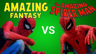 Ditko Suit Comparison: Amazing Fantasy vs Amazing Spider-Man