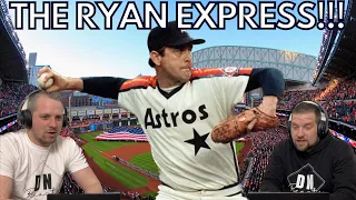 Were British Guys Impressed by Nolan Ryan? (FIRST TIME REACTION)