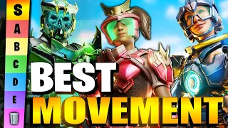 RANKING MOVEMENT Legends In Apex Legends! (Tier List)