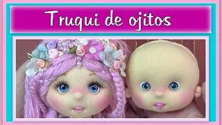 SUPER TIPS OJITOS DE BOTÓN para muñecas video - 596