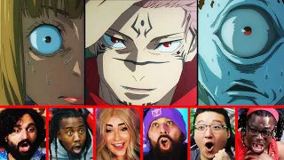 25 Fans React to JOGO AWAKENS SUKUNA | Jujutsu Kaisen 2x15 Reaction Mashup