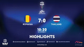 WMF World Cup 2023 I Day 7 I Romania - Thailand I Highlights