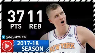 Kristaps Porzingis Full Highlights vs Lakers (2017.12.12) - 37 Pts, 11 Reb, 5 Blks, CLUTCH!