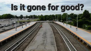 The End of the LIRR Belmont Park Branch