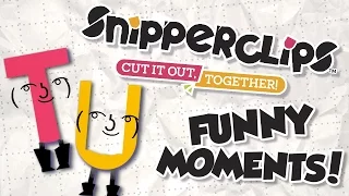 TESTICLE UNIVERSITY?! Snipperclips Funny Moments Montage! (Nintendo Switch Gameplay)