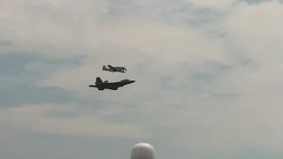 F22 raptor jones beach airshow 2018