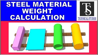 How to calculate the weight of steel materials.