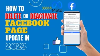 How to DEACTIVATE or DELETE your Facebook Page Permanently 2023 |Step-by-step Guide -Straightforward