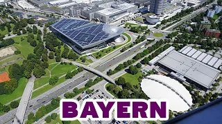 BAYERN MUNICH 4K DRONE, WALK DRIVE TOUR