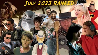 Every film I saw in July 2023 RANKED (delayed ranking)