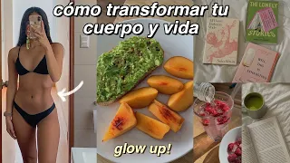 CÓMO TRANSFORMAR TU CUERPO Y TU VIDA *esto te va a motivar* hábitos sanos, rutina de ejercicio, etc!