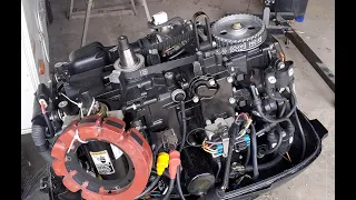 Timing belt change on a NEW-TO-ME 60 hp Mercury 4 stroke outboard